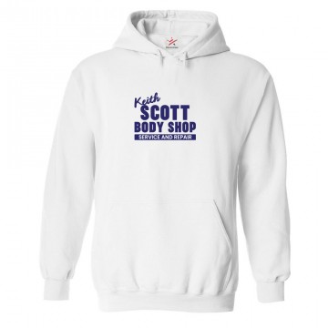 Keith Scott Body Shop Service and Repair Classic Unisex Kids and Adults Pullover Hoodie for Teen TV Show Fans